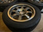4 jantes Speedline Corse 15 pouces 4x108 anthracite avec pneus – Image 6