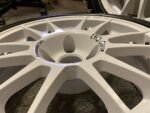 4 jantes Fondmetal Sanremo Corse 16 pouces 4x108 blanches avec pneus – Image 4