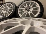 4 jantes Fondmetal Sanremo Corse 16 pouces 4x108 blanches avec pneus – Image 7