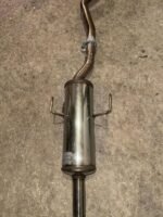 ligne d’échappement inox Ø60 mm Peugeot 106 / Citroën Saxo avec silencieux – Image 3