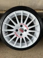 Lot de 4 Jantes OZ Racing 15” Blanches avec Pneus – 4×108 – Image 3