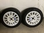 Pack 4 Jantes Rallye Blanches Sparco Cromodora avec Pneus – Peugeot 106 / Saxo – Image 4