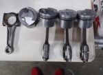 ensemble de 4 pistons avec bielles d’origine pour moteur PSA TU5J4 1.6 16V – Image 4