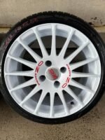 Lot de 4 Jantes OZ Racing 15” Blanches avec Pneus – 4×108 – Image 5