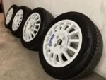 Pack 4 Jantes Rallye Blanches Sparco Cromodora avec Pneus – Peugeot 106 / Saxo – Image 5